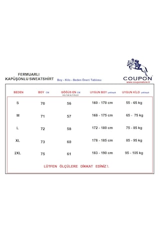 Coupon Kapüşonlu Fermuarlı Sweatshirt Siyah