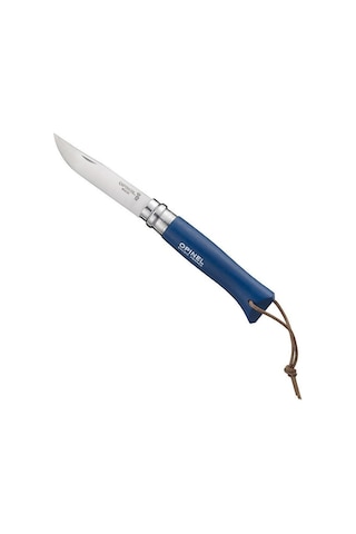 Opinel İnox Mavi Sap 8 No Kamp Çakı (001891) Çok Renkli