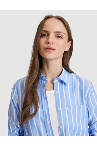 Pierre Cardin Kadın Mavi Gömlek Desenli 50324450-vr249
