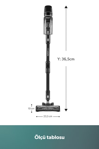 Homend Dustrider 1273H 450 W Katlanabilir Borulu Dikey Süpürge