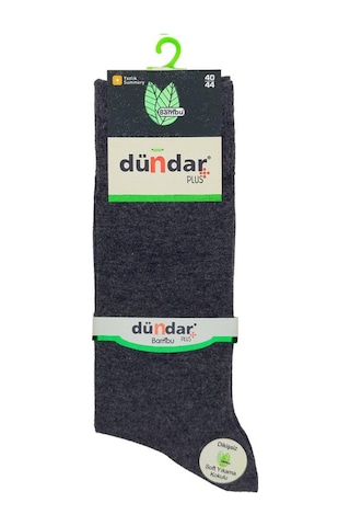 Dündar Çorap Dündar Erkek Bambu Yazlık Uzun İnce Çorap 5534 - 6 Adet Antrasit