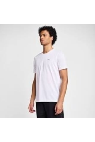 Dkny Lescon 25b-1024 Erkek Antrenman Kısa Kol Tshırt Beyaz Beyaz Beyaz