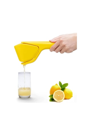 Kangvka Kolay Sıkma Özellikli Manuel Portakal Ve Limon Sıkacağı, Pp Malzeme, 25cm