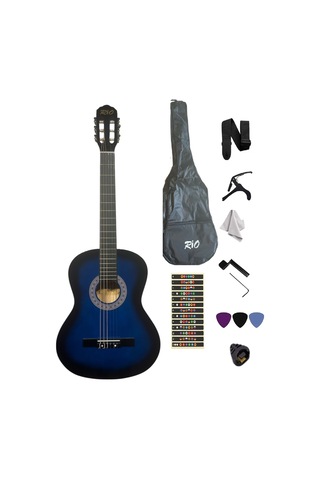 4/4 Tamboy Mavi Klasik Gitar