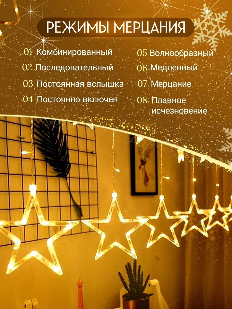 Ketrarum Pencere İçin Yıldız Işykutun 3m 17164294 Beyaz