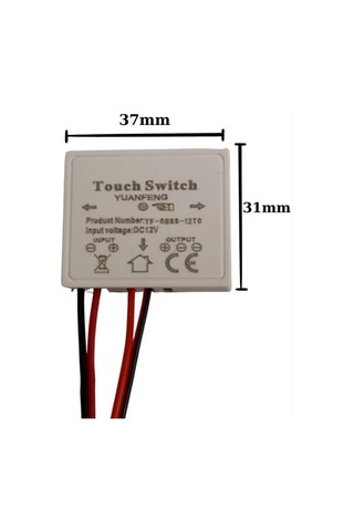 12-24v 4a Dokunmatik Touch Ayna Arkası Sensör Ayna Lambası Banyo Aynası Mobilya Sensörü Diğer