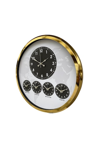 Gold Modern 52 Cm Dünya Saati Açık