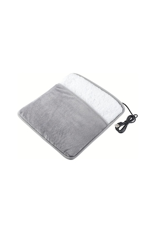 Willowhaven Gri Usb Isıtmalı Tabanlık, Taşınabilir Elektrikli Ayak Isıtıcı, Yatak Başı Ve Kanepe İçin