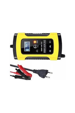 Novahub Trading Şarj Sarı Pil Motosiklet Cihazı Araba 6a 12v - We