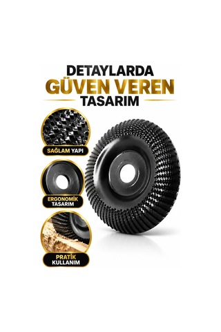 Ahşap Eğe Diski 115 Mm Tungsten Karbür Ahşap İşleme