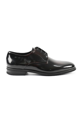 Tuna Hakiki Deri Bordo Açma Derby Model Erkek Ayakkabı - E4513 Bordo