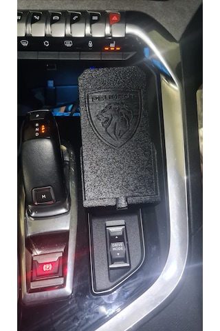 Peugeot 3008 5008 Telefon Tutucu Konsol Araca Özel Tasarım Birebir Uyumlu 1