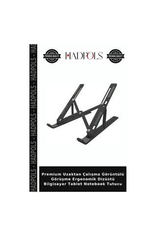 Premium Uzaktan Çalışma Görüntülü Görüşme Ergonomik Dizüstü Bilgisayar Tablet Notebook Tutucu