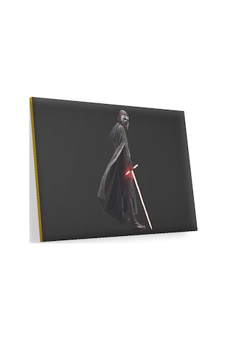 Cakasepetim Star Wars Kylo Ren Işın Kılıcı Ahşap Mdf Tablo