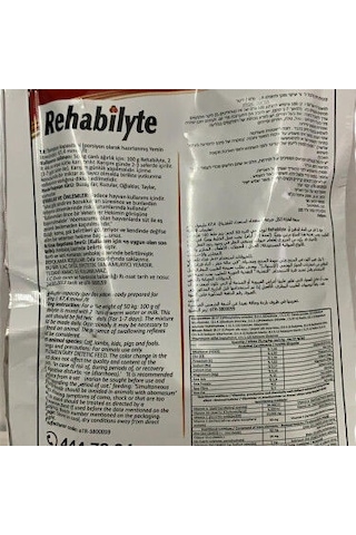 Royal Rehabilyte 100 Gr Buzağı ve Kuzu Ishal Kesici Toz