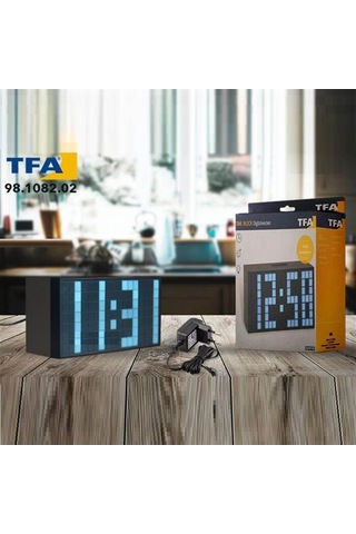 Tfa 98.1082.02 ''Time Block'' Led Işıklı Çalar Saat