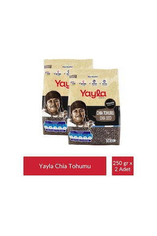 Yayla Gurme Chia Tohumu 250 Gr X 2 Adet
