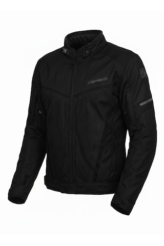 Xspeed Zeus Plus 4 Mevsimlik Korumalı Motosiklet Montu Yeni Sezon Siyah
