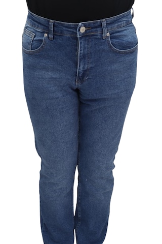 Hacker Denim Hacker Dmctekstil Erkek Mavi Y868 Yüksek Bel Dar Kesim Boru Paça Jean Pantolon