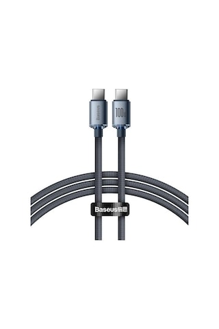 Baseus Crystal Shine 100 W 2 M Type-C To Type-C Hızlı Şarj Data Kablosu