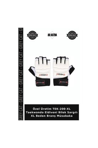Özel Üretim Tek-200-xl Taekwondo Eldiveni Bilek Sargılı Xl Beden Branş Müsabaka Çok Renkli