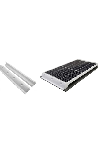 Abs Plastik Güneş Paneli Braketi 530mm Beyaz