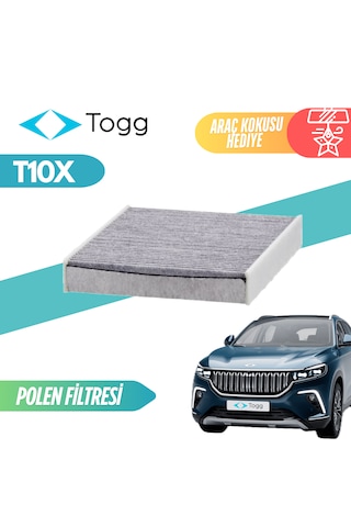 Togg T10x Karbonlu Polen Kabin Klima Filtresi Togg T10x Karbonlu Polen Kabin Klima Filtresi