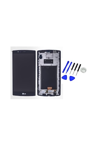 LG Uyumlu G4 H815 Lcd Ekran Dokunmatik Çıtalı + Tamir Seti