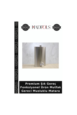 Premium Şık Gereç Fonksiyonel Ürün Mutfak Gereci Musluklu Matara Çok Renkli