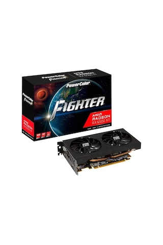 Powercolor AMD Radeon RX 6500 XT Fighter OC AXRX 6500XT 4GBD6-DH/OC 4 GB GDDR6 64 Bit Ekran Kartı
