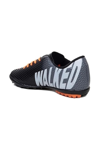 Walked 401-26 Çocuk Halı Saha Ayakkabı Siyah Turuncu 36-39