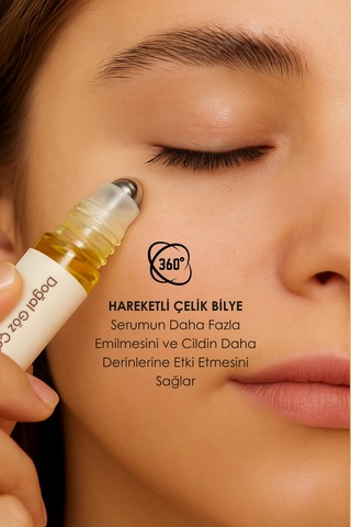 Doğal Göz Çevresi Serumu 10 Ml - Koyu Halkalar Ve İnce Çizgilere Karşı Aydınlatıcı Bakım Yağı