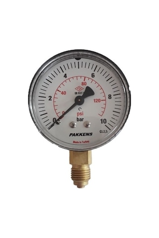 Pakkens 63 Mm Manometre 0-10 Bar Pakkens 63 Mm Manometre 0-10 Bar