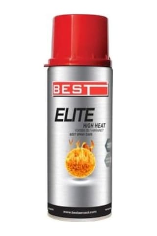 Best Elite Isıya Dayanıklı Sprey Boya 400Ml Yanmaz Boya Siyah