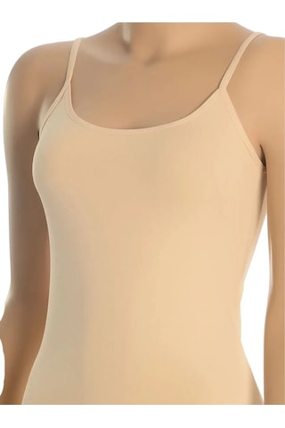 3'lü Kadın Ribana Pamuklu İp Askılı Atlet 001