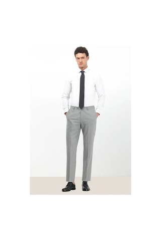 Kip Erkek Düz Slim Fit Dokuma Klasik Pamuk Karışımlı Gömlek Gm-4915 Beyaz Beyaz