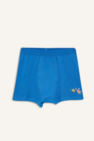 Defacto Spongebob Penye 3lü Mavi Boxer Seti Erkek Çocuk H0810a826spbe463 Mavi-be463