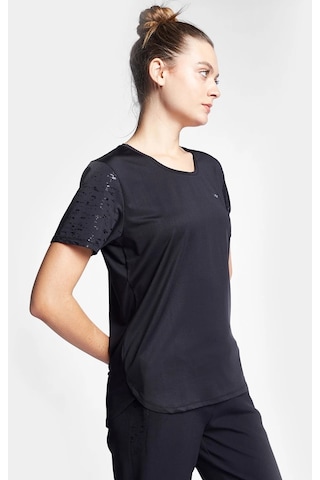 Lescon Kadın Antrenman Kısa Kollu T-Shirt 24B-2018 24Btbp002018-Siyah