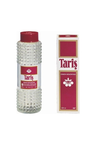 Tariş 80 Derece Limon Kolonyası Cam Şişe 420 ML Tariş 80 Derece Limon Kolonyası Cam Şişe 420 ML