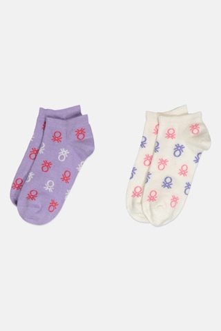 Mayoral Benetton 2'li Babet Çorap Bnt-g24072 Çorap Lila