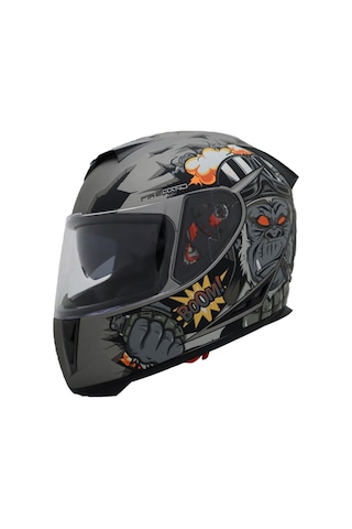 Cox Güneş Vizörlü Kapalı Kask Sr-F Boom Mat