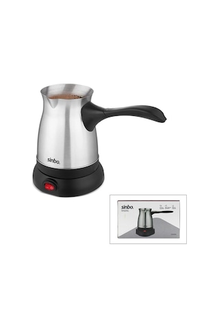 Çelik Elektrikli Cezve Türk Kahve Makinesi - 6fincan 500ml 360 Kablosuz Kullanım Katlanır Kulp Scm-9038 5580 Çok Renkli