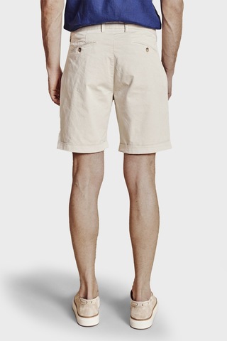 Brooks Brothers Pamuklu Duble Paça Normal Bel Bermuda Şort Erkek Şort Bbss26mso004142 Bej