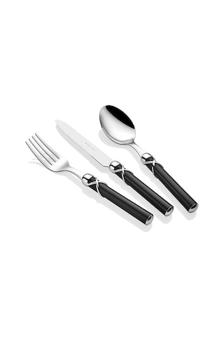 Rıvadossı Fiocco Siyah 75 Parça Çatal Bıçak Seti Diğer