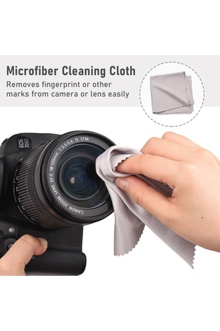 Youtek Kamera Temizlik Seti: Antistatik Eldivenler, Lens Fırçası Ve Mikrofiber Mendil İle Fotoğraf Cihazlarını Koruyun