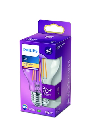 Lexroo Led Classic 60w A60 E27 Non-dim 2700k Sarı Işık Led Filament Ampul Standart