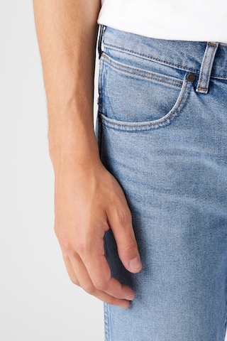Wrangler Slim Fit Dar Kesim Normal Bel Erkek Açık Mavi Esnek Jean Denim Kot Pantolon - W18syl29r Mavi