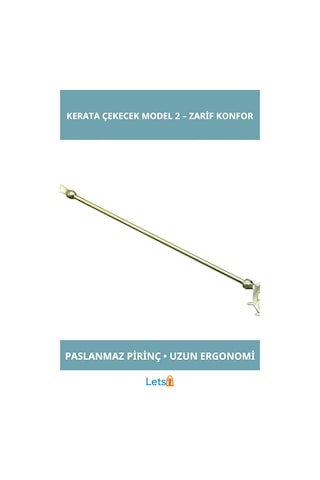 Letsii Pirinç Çapalı Ergonomik Ayakkabı Çekecek