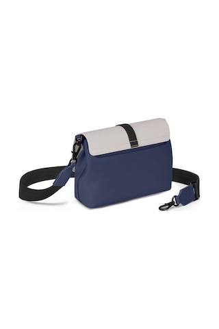 Gaston Luga Spläsh Crossbody Bag - Dark Blue / Taupe Mavi - Bej