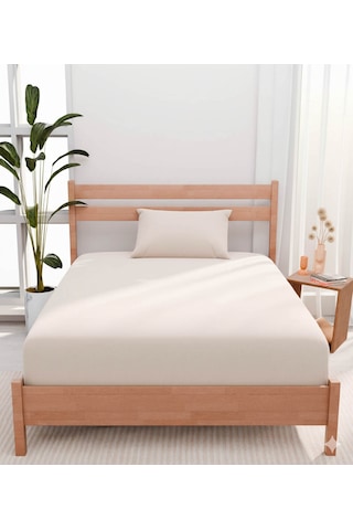 Tek Kişilik Çarşaf Seti Urban Krem 120x200 Cm Krem